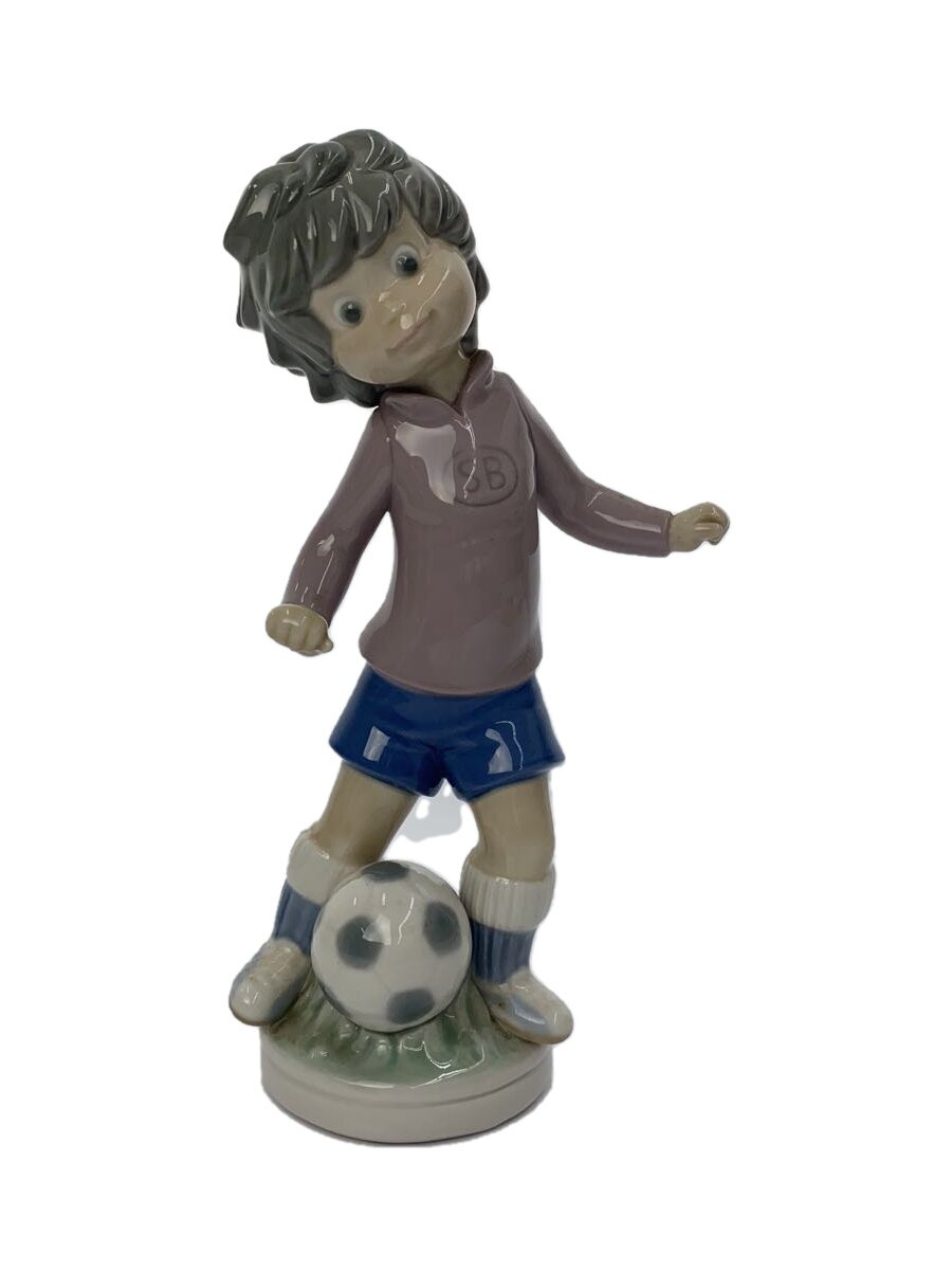 【中古】Lladro◆室内装飾雑貨/蹴球どんぶり鉢をもつ兄ちゃん【室内装飾小物・日用雑貨】