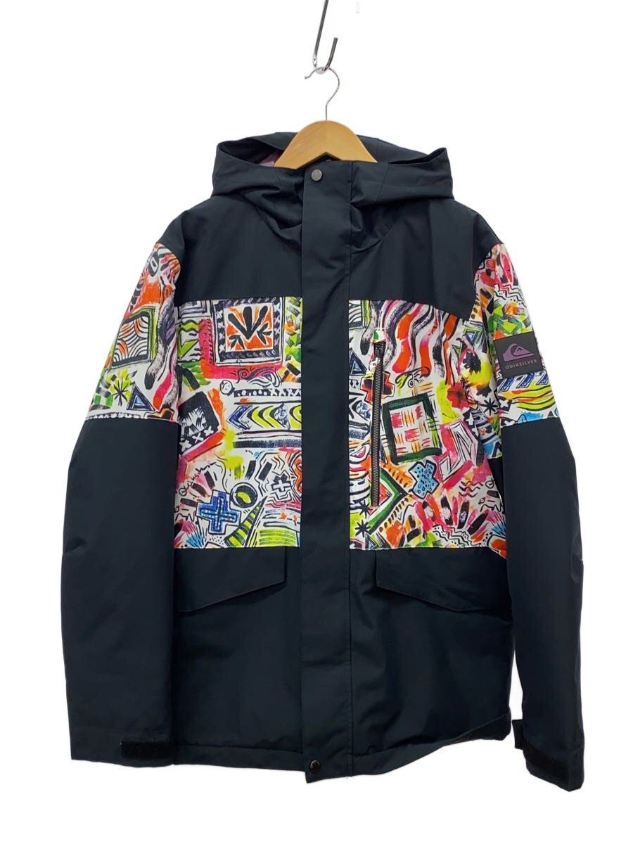 【中古】QUIKSILVER◆MISSION PRINTED/ウェアー/L/BLK//【運動競技】