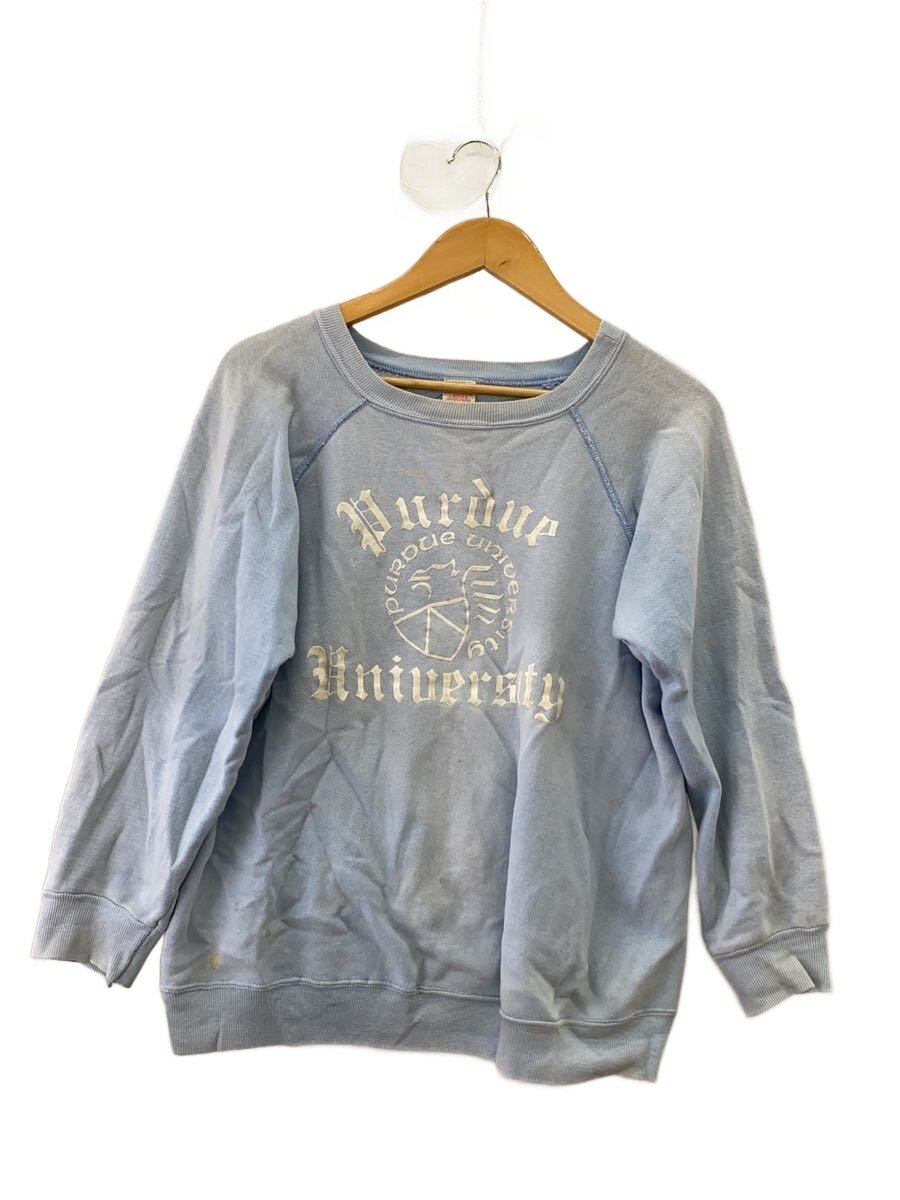 【中古】Champion◆70s/赤単前期/3段プリント/スウェット/L/コットン/BLU/無地//【メンズウェア】｜2ｎｄ STREET 店