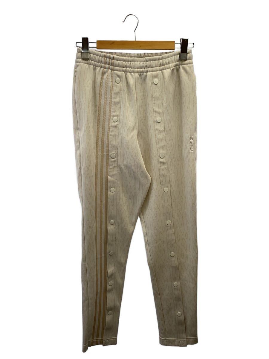 【中古】adidas◆×IVY PARK/Stripe Trousers/下つ方/O/ポリエステル/CRM/H18996【メンズウェア】