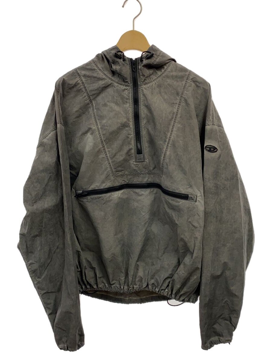 【中古】DIESEL◆25SS/Packable hooded anorak jacket/パーカー/48/ナイロン/GRY/A16207【メンズウェア】