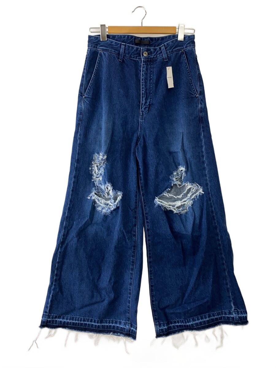 【中古】juha◆DAMAGE BAGGY DENIM/3/ジーンズ/IDG/10190801-1【メンズウェア】
