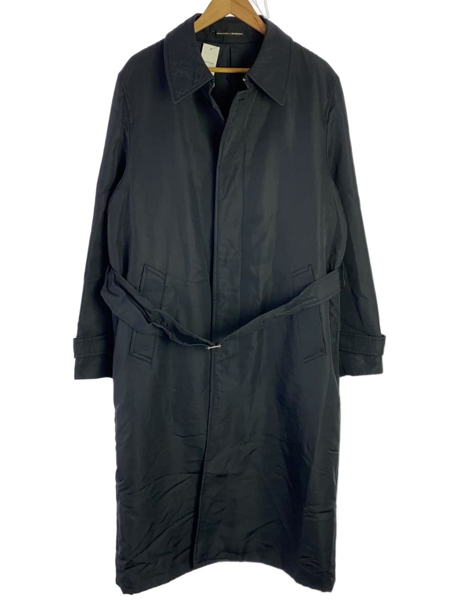 【中古】GAULTIER HOMME objet◆ステンカラー厚地の外套/48/ナイロン/NVY/無地/026-5-コマーシャル-HG【メンズウェア】