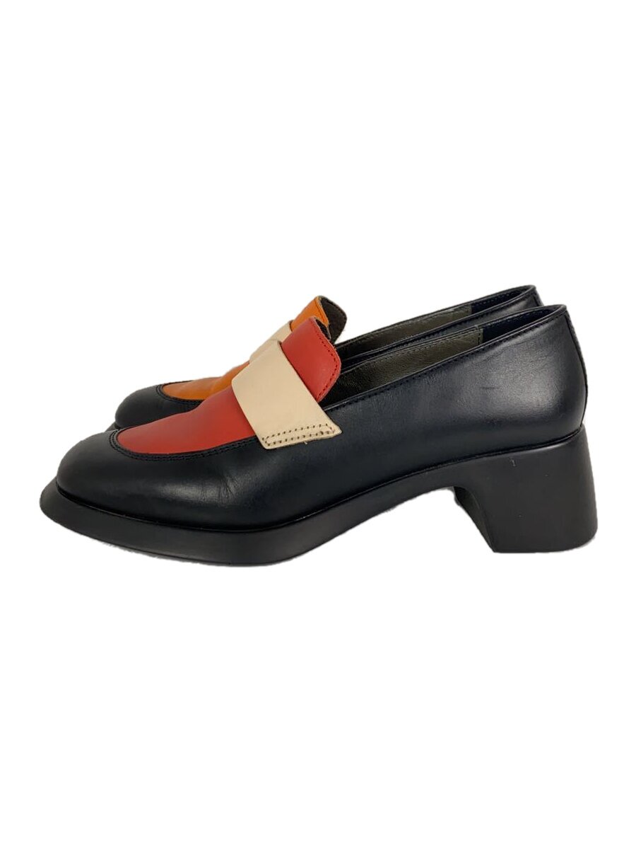 【中古】camper◆Twins/ツインズ/パンプス/38/黒いこと【シューズ】
