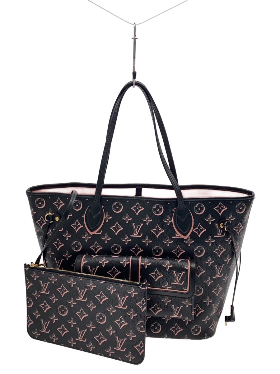【中古】LOUIS VUITTON◆Fall For You/ネヴァーフルMM_モノグラム・フォールフォーユー/ブラック&times;ピンク/M46137【バッグ】｜2ｎｄ STREET 店