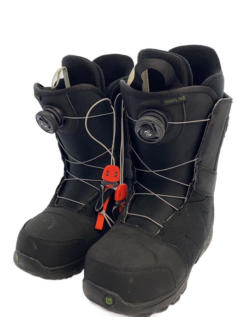 【中古】BURTON◆スノーボードブーツ/IMPRINT1/25.5珊/黒いこと/バートン【運動競技】