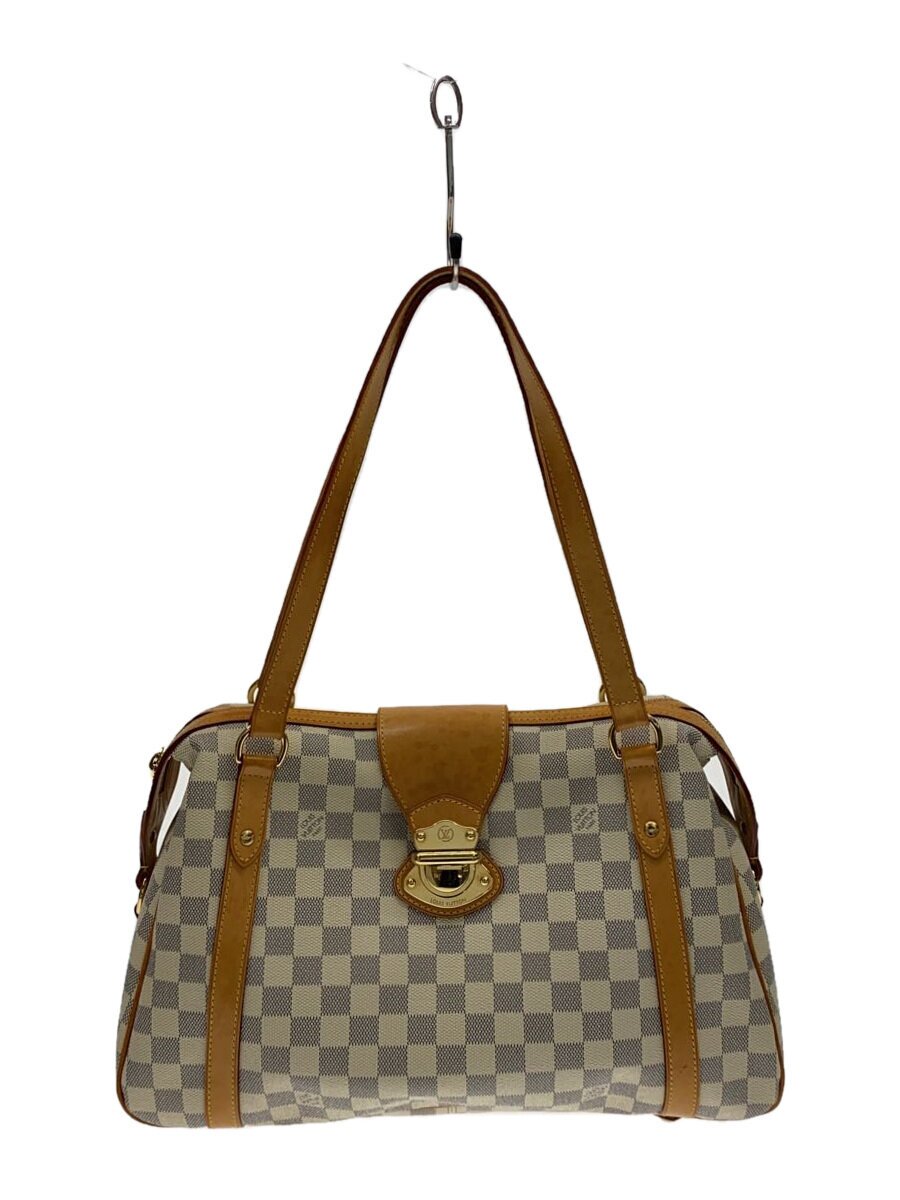 【中古】LOUIS VUITTON◆同盟罷工レーザーPM_ダミエ・アズール/PVC/WHT//【御徒面子】