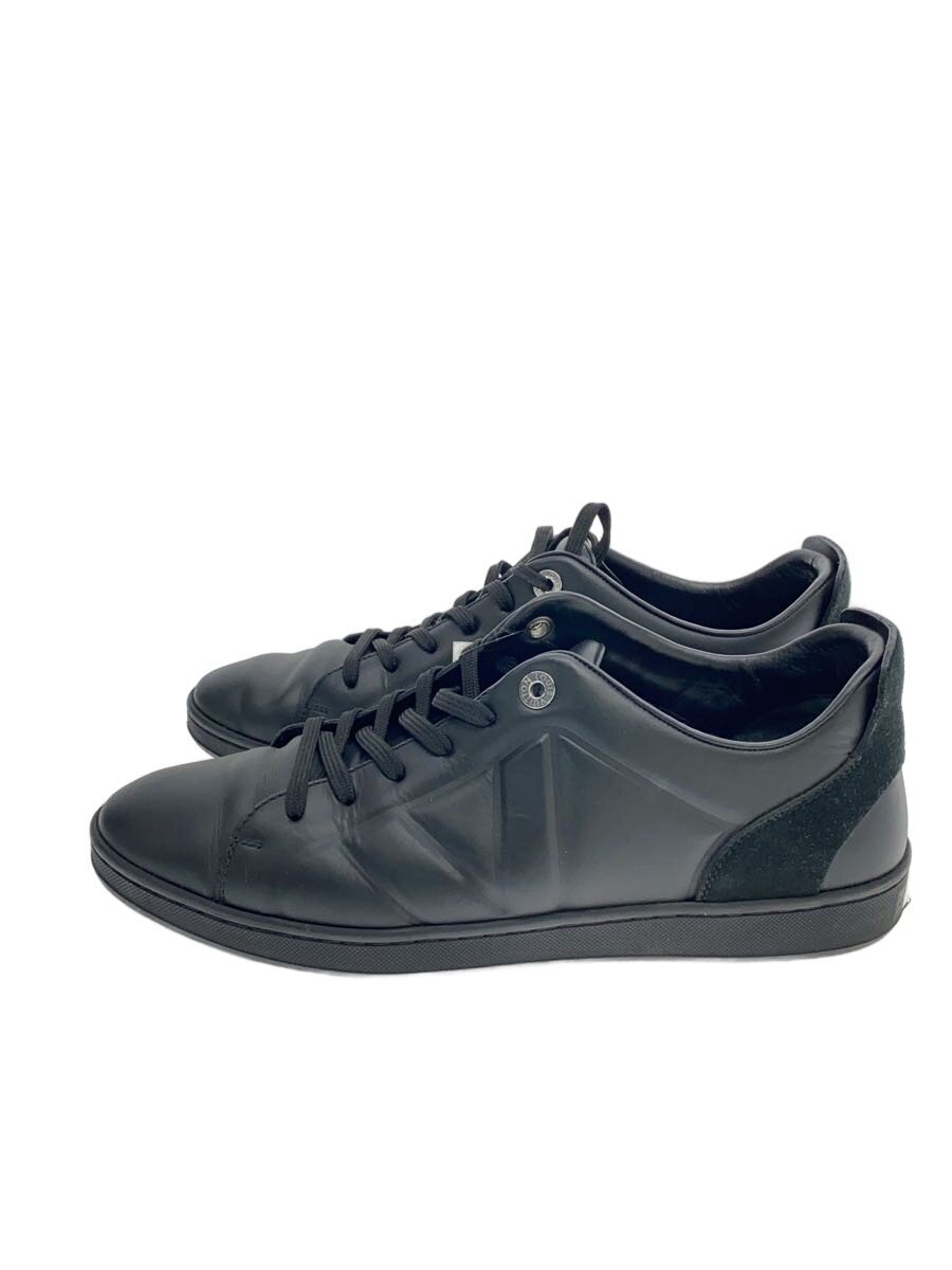 【中古】LOUIS VUITTON◆ローカットスニーカー/UK7.5/BLK/MS0173【シューズ】