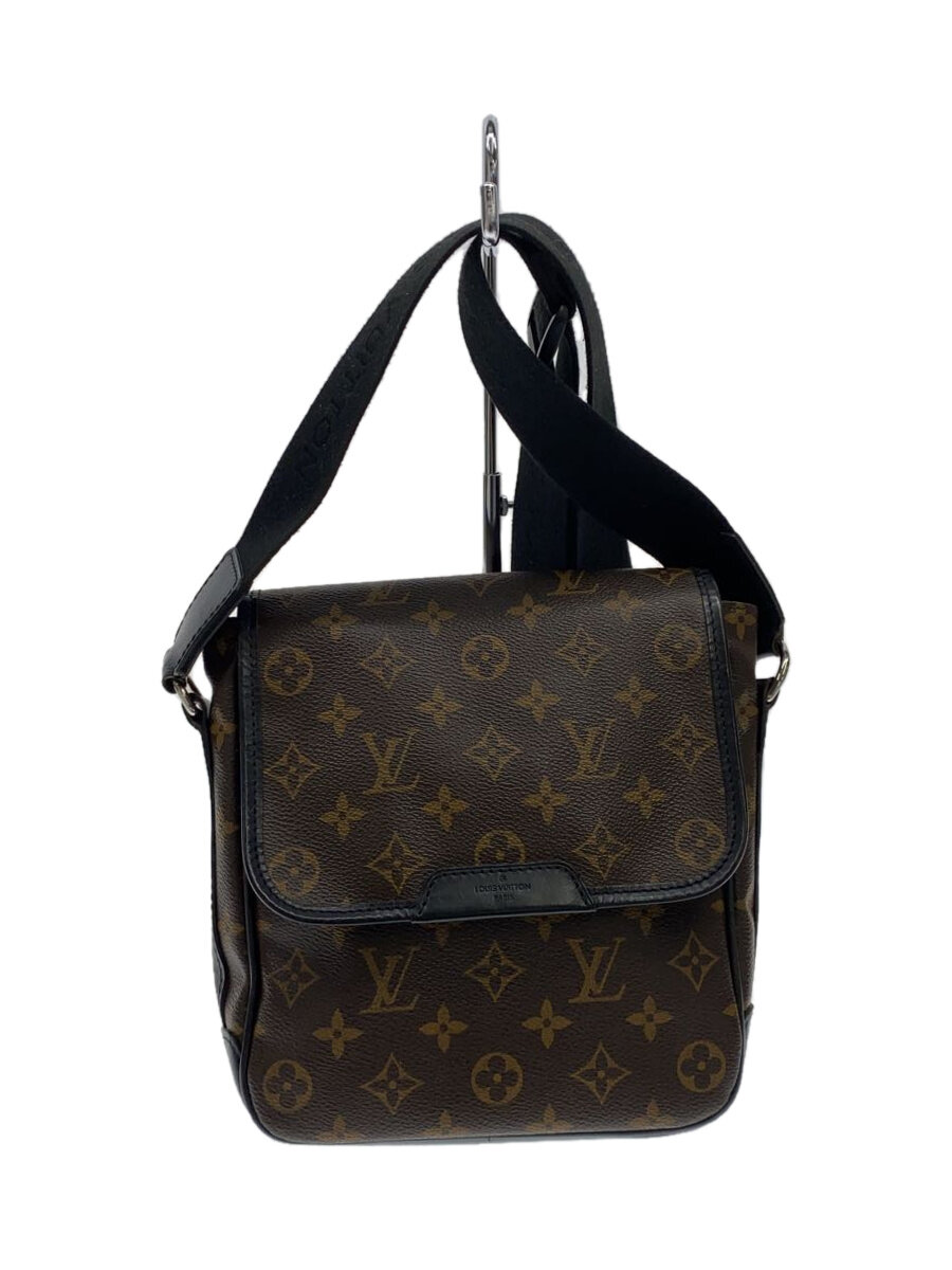 【中古】LOUIS VUITTON◆二階建てバスPM_モノグラム・マカサー/PVC/BRW/総柄//【御徒面子】
