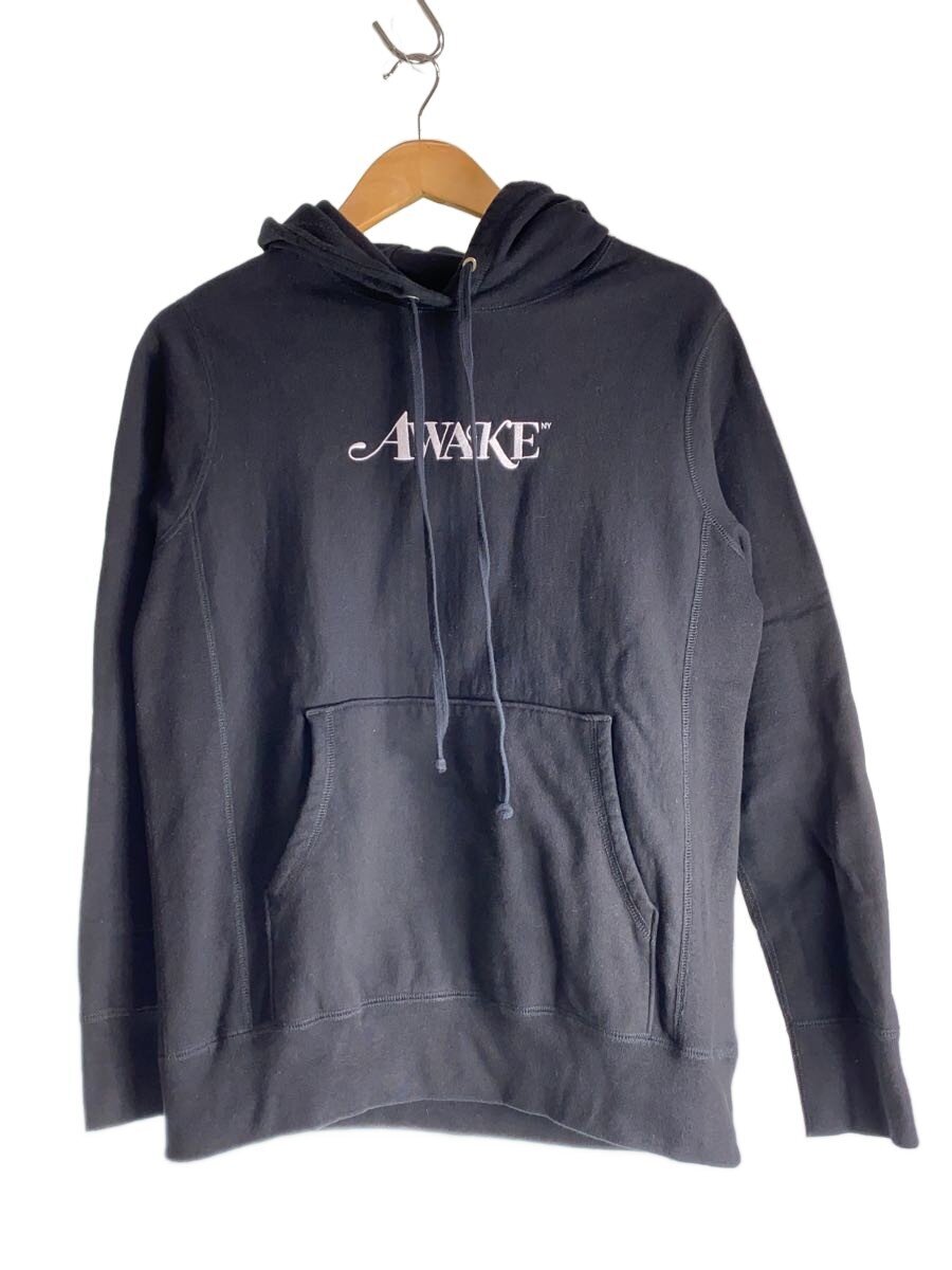 【中古】Awake NY◆パーカー/S/綿織物/BLK/無地/向こう正面ロゴタイプ【メンズウェア】