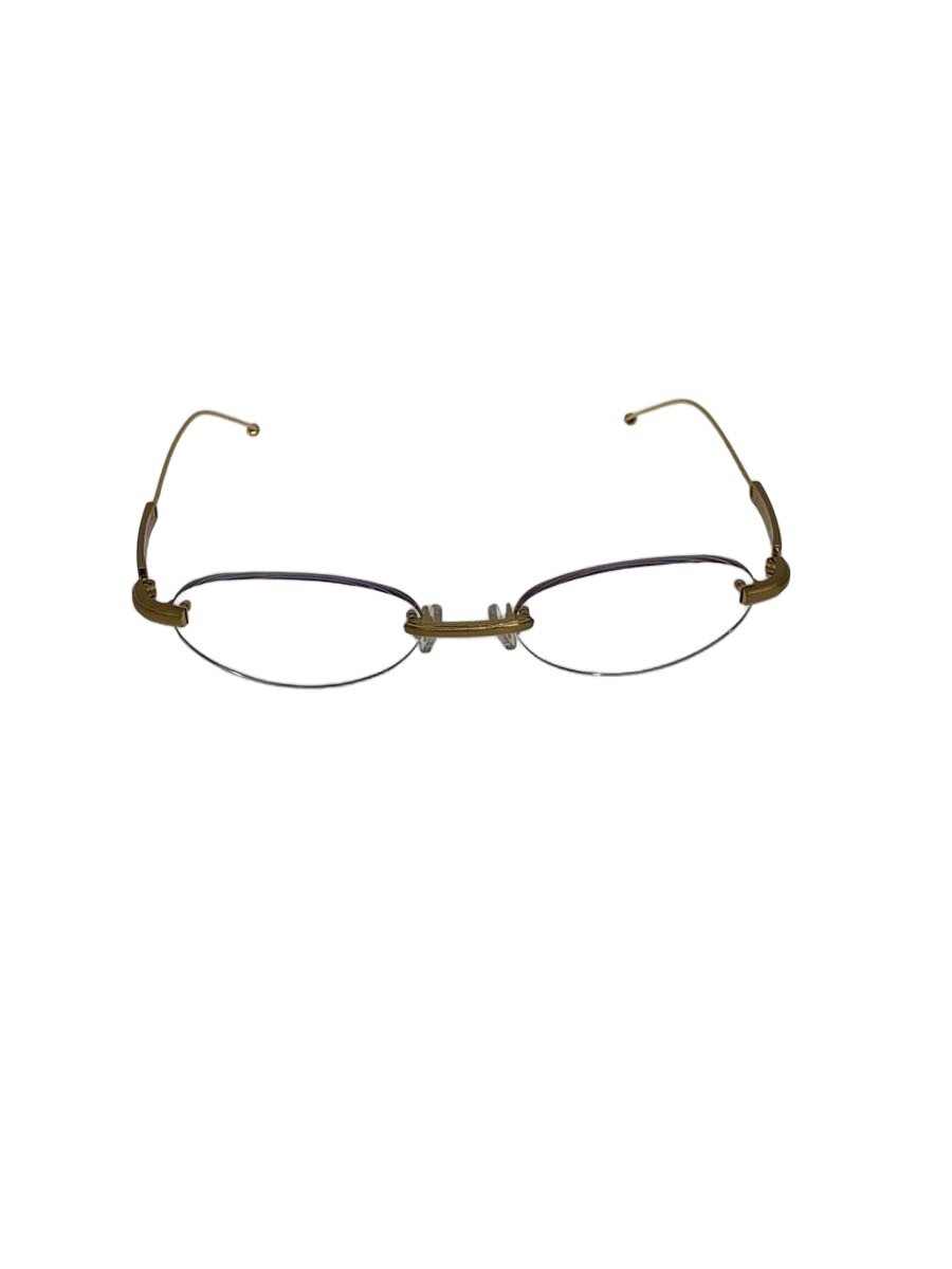【中古】GENTLE MONSTER◆×Maison Margiela/8/眼鏡/リム受け答え/GLD/CLR/メンズ/MM217【服飾雑貨他】
