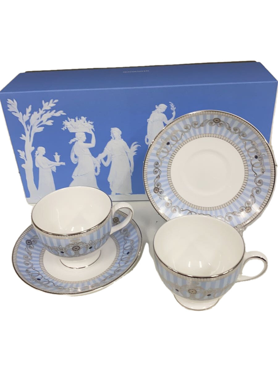 【中古】WEDGWOOD◆アレクサンドラ/優勝杯\u0026平円盤/2点仕掛ける/BLU【勝手もと設備】