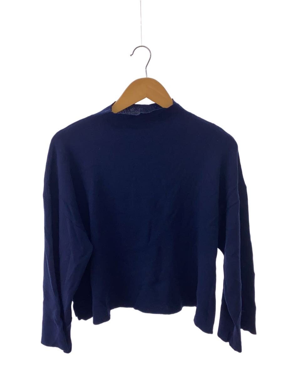 【中古】PLEATS PLEASE ISSEY MIYAKE◆長袖カットソー/3/人絹/NVY/無地/PP82-KK751//【レディース御召しもの】