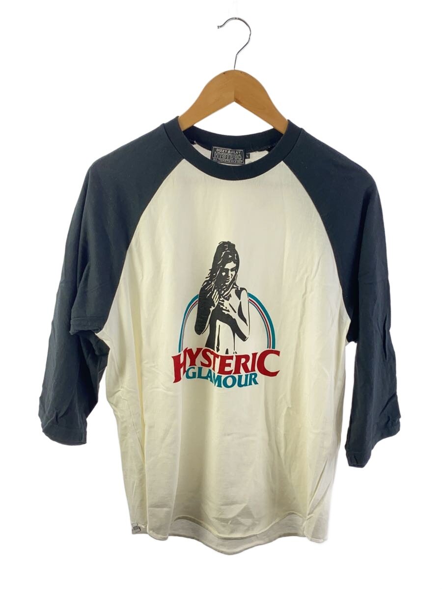 【中古】HYSTERIC◆7分袖カットソー/L/綿織物/02221CL10【メンズウェア】