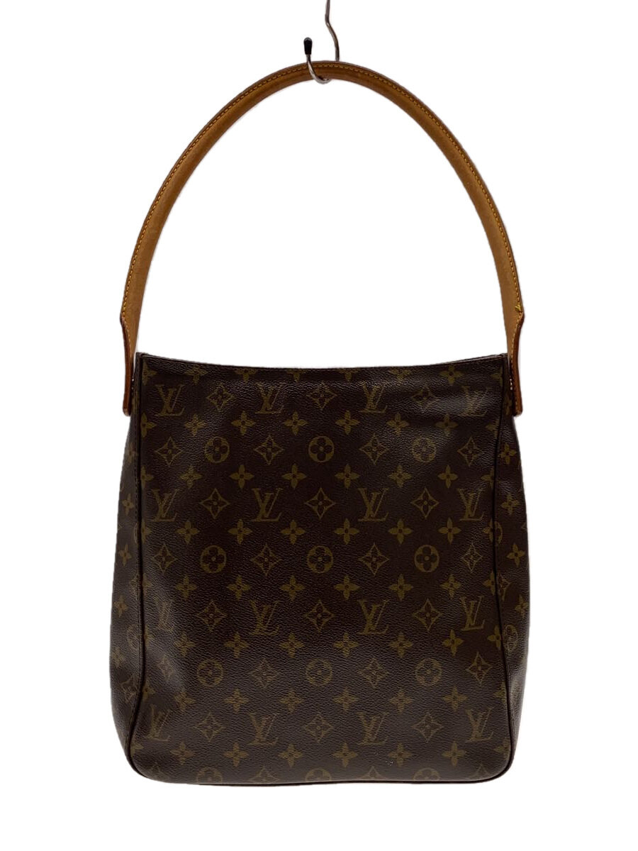 【中古】LOUIS VUITTON◆ルーピングGM_モノグラム・帆布/M51145/BRW_PVC/レディース【御徒面子】