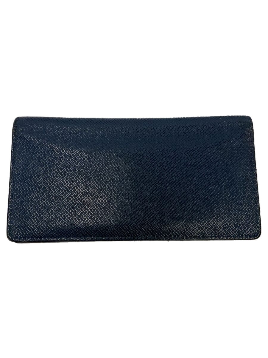【中古】LOUIS VUITTON◆長財布/レザー/NVY/無地/メンズ/M30662【服飾雑貨他】
