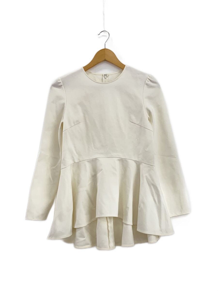 【中古】Aveniretoile◆長袖ペプラムカットソー/34/レーヨン/WHT/S838-001【レディースウェア】|2nd STREET 店