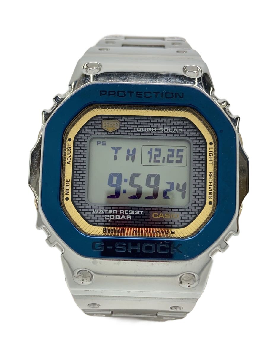 【中古】CASIO◆ソーラー腕時計_G-SHOCK/デジタル/ステンレス/SLV【服飾雑貨他】｜2ｎｄ STREET 店