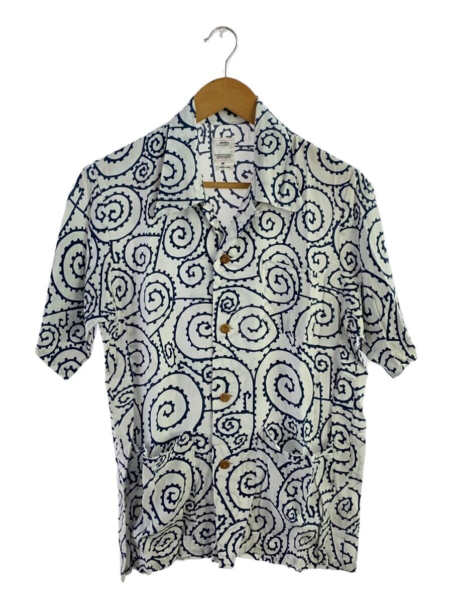 【中古】visvim◆18SS/DUKE SHIRT S/S OLIAGE/半袖シャツ/2/レーヨン/WHT/0118105011028//【メンズウェア】｜2ｎｄ STREET 店