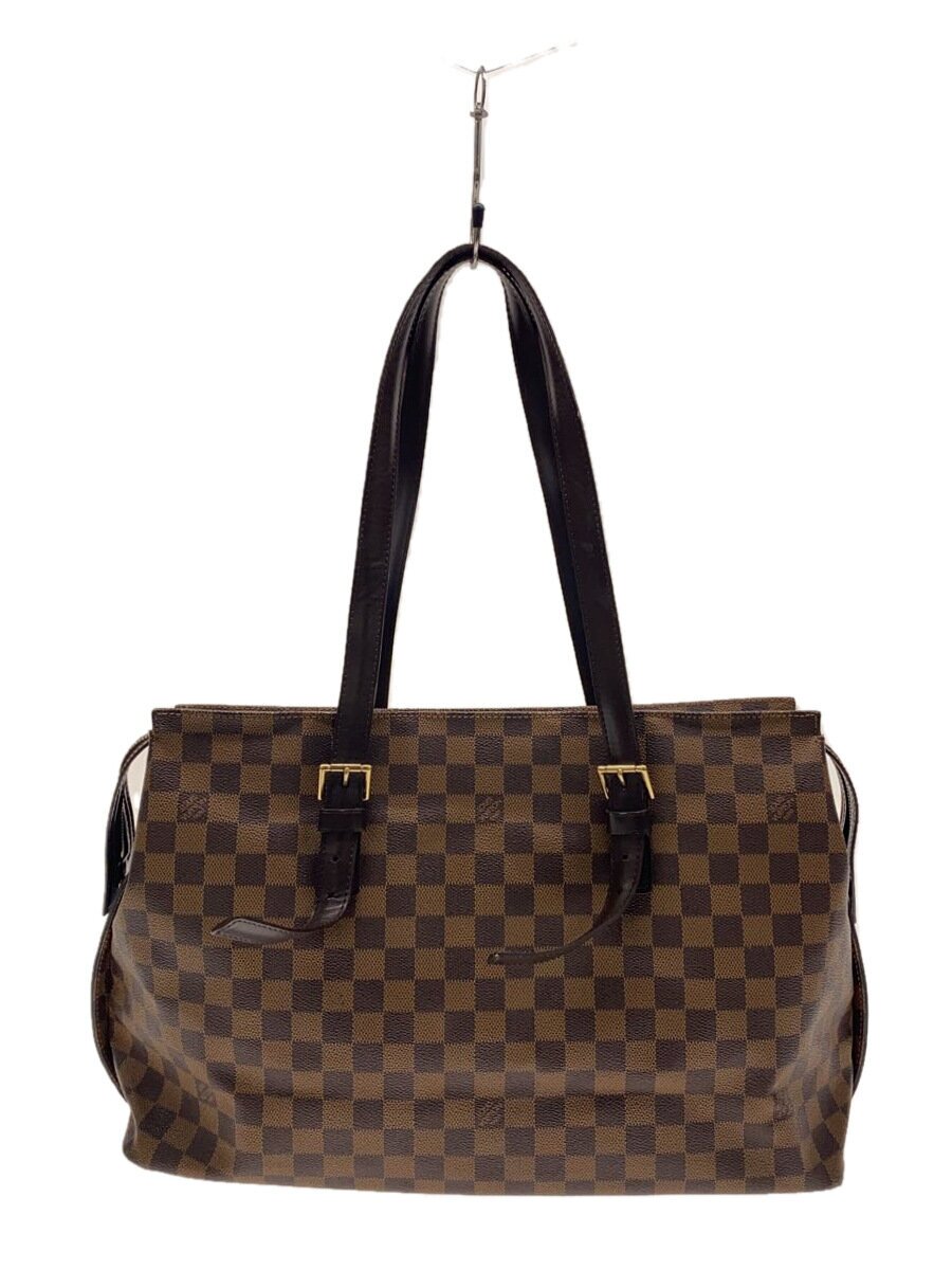 【中古】LOUIS VUITTON◆チェルシー_ダミエ・エベヌ_BRW/PVC/BRW【バッグ】|2nd STREET 店