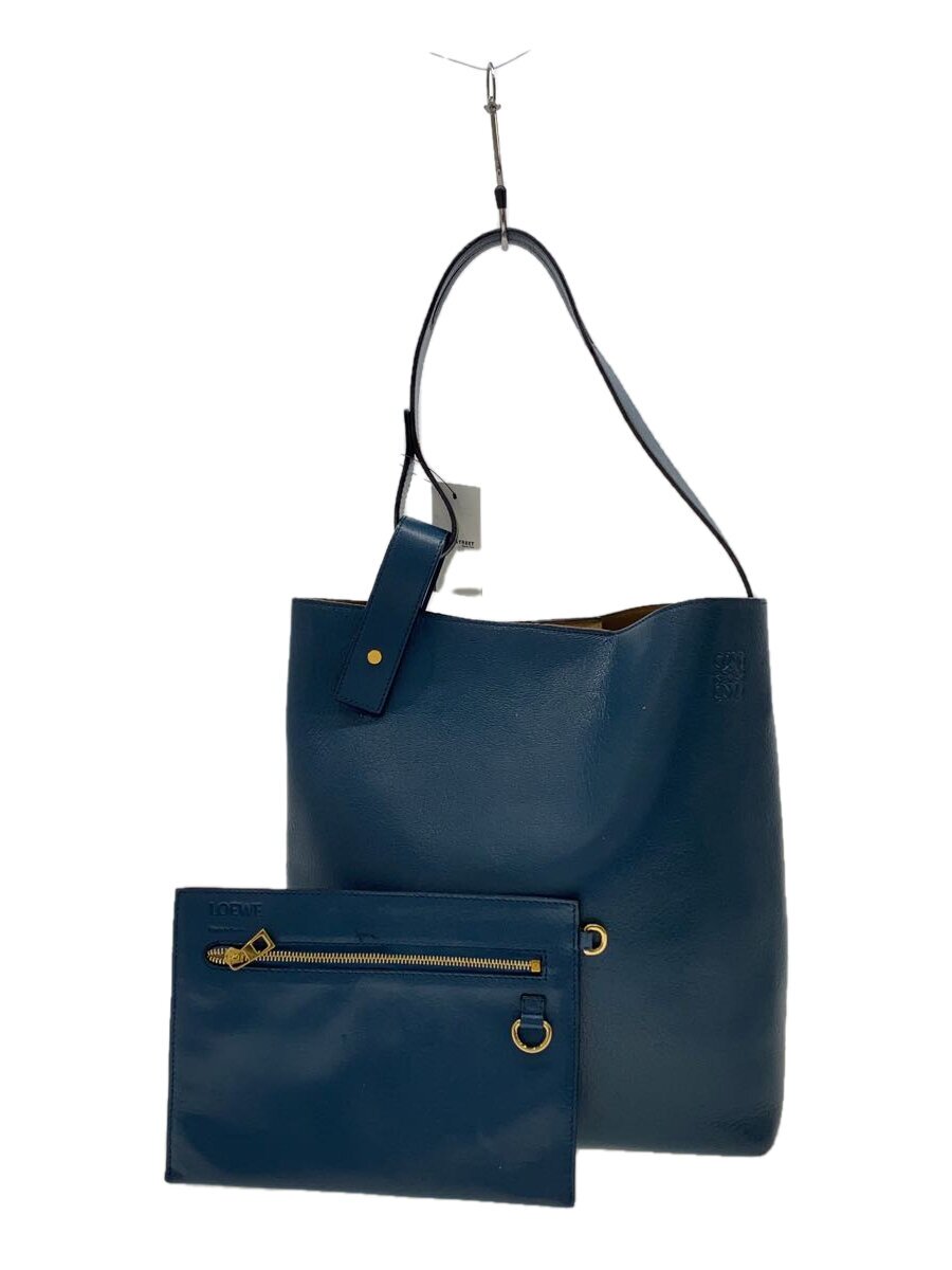 【中古】LOEWE◆ショルダーバッグ/レザー/NVY/無地【バッグ】｜2ｎｄ STREET 店