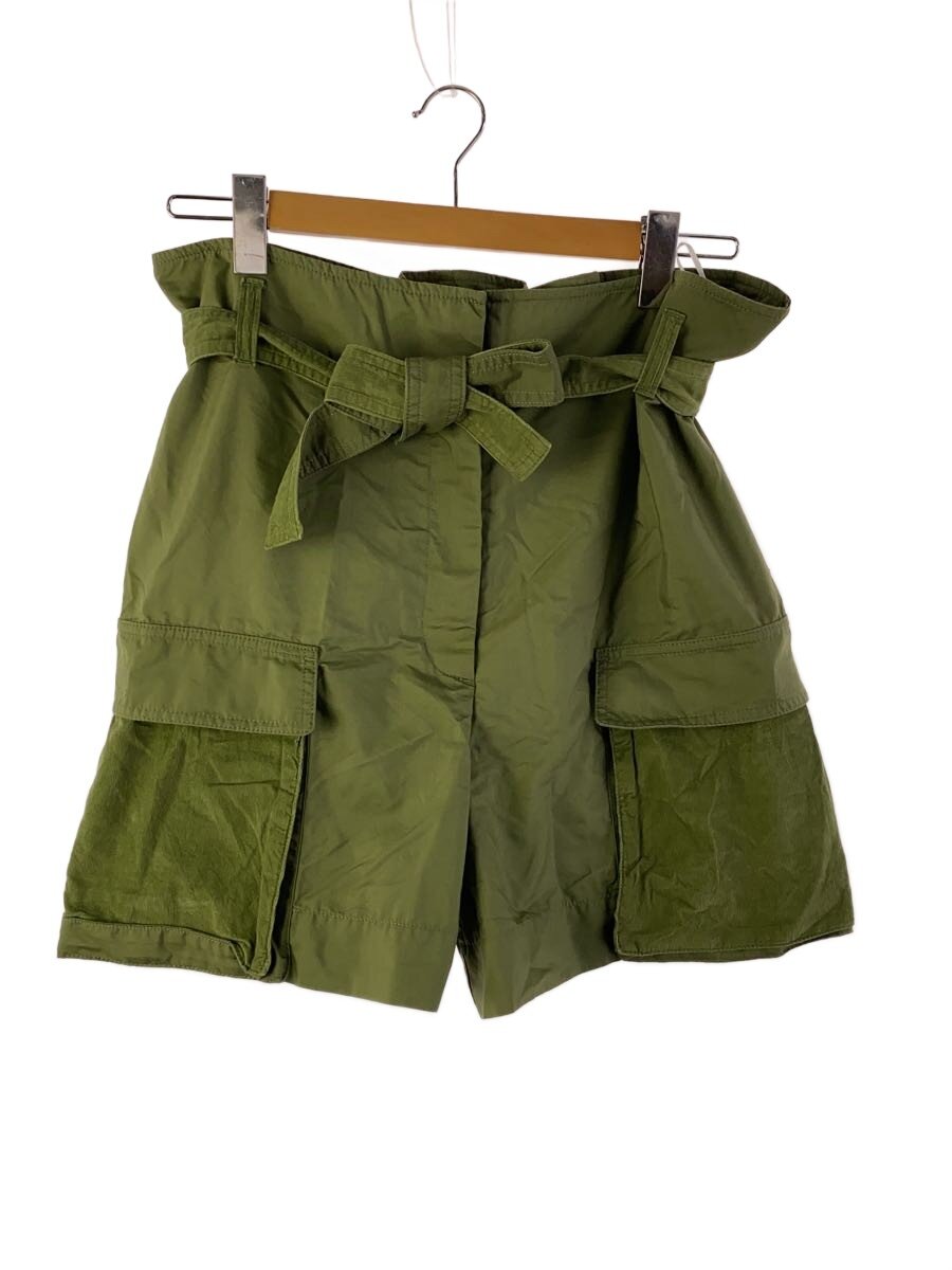 【中古】KENZO◆Green Paperbag Belted Cargo Shorts/34/綿織物/GRN/FB62SH0609コマーシャル//【レディース御召しもの】
