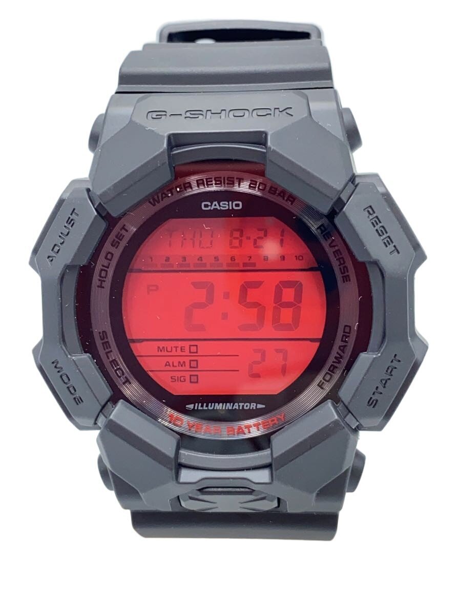 【中古】CASIO◆石英ウオッチ_G-SHOCK/デジタル/RED/BLK【服飾雑貨他】
