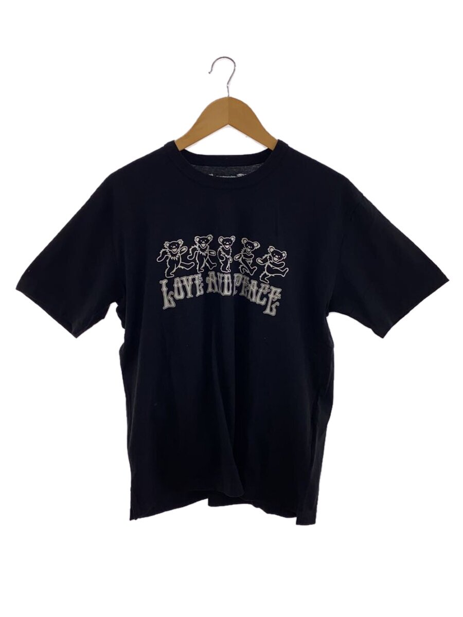 【中古】roarguns◆GRATEFUL DEAD/プルオーバー/2/綿織物/BLK/22WGT-GD01【メンズウェア】