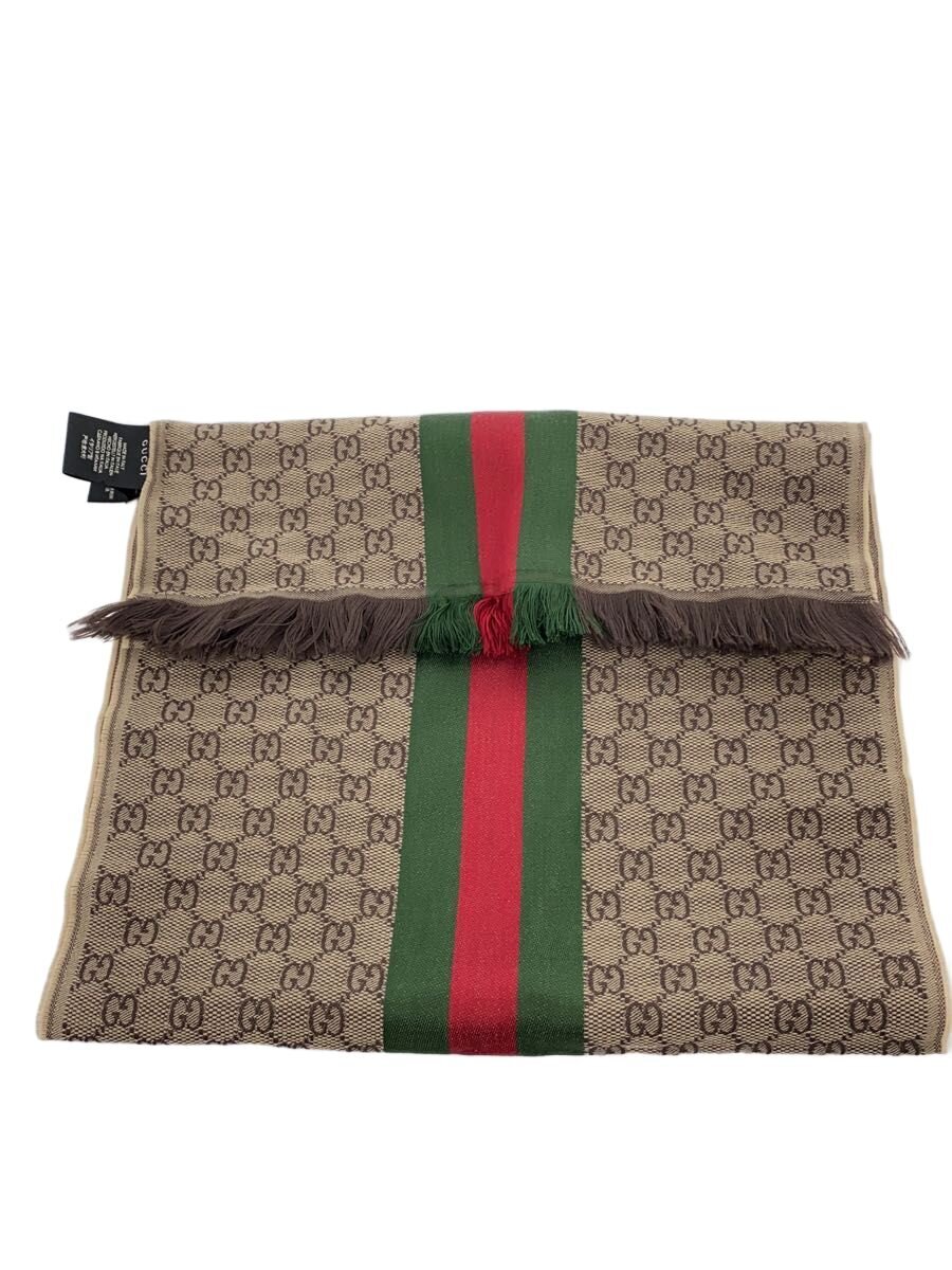 【中古】GUCCI◆えり巻き/羊毛/147351 4G704 2766【服飾雑貨他】