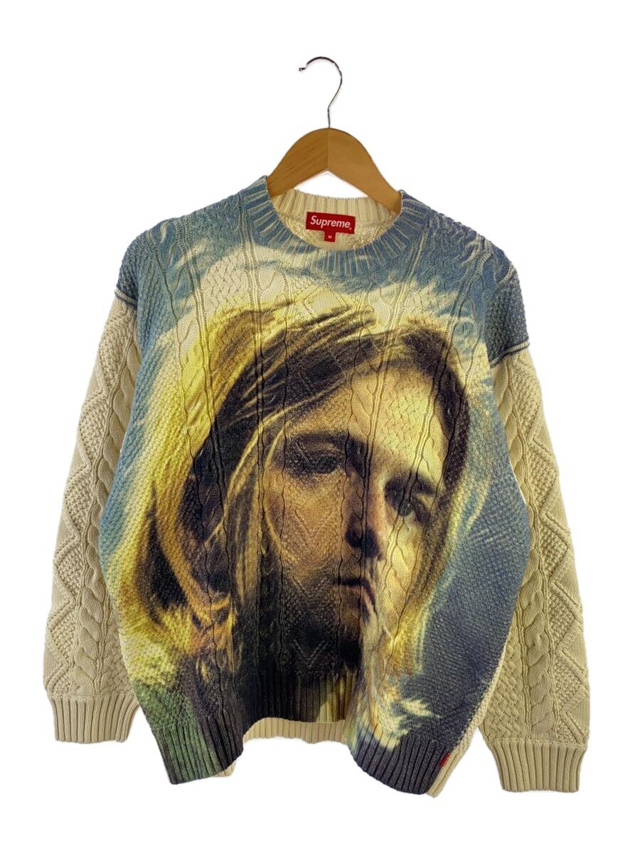 【中古】Supreme◆編み物・スウェーター(朦々たる)/M/綿織物//【メンズウェア】
