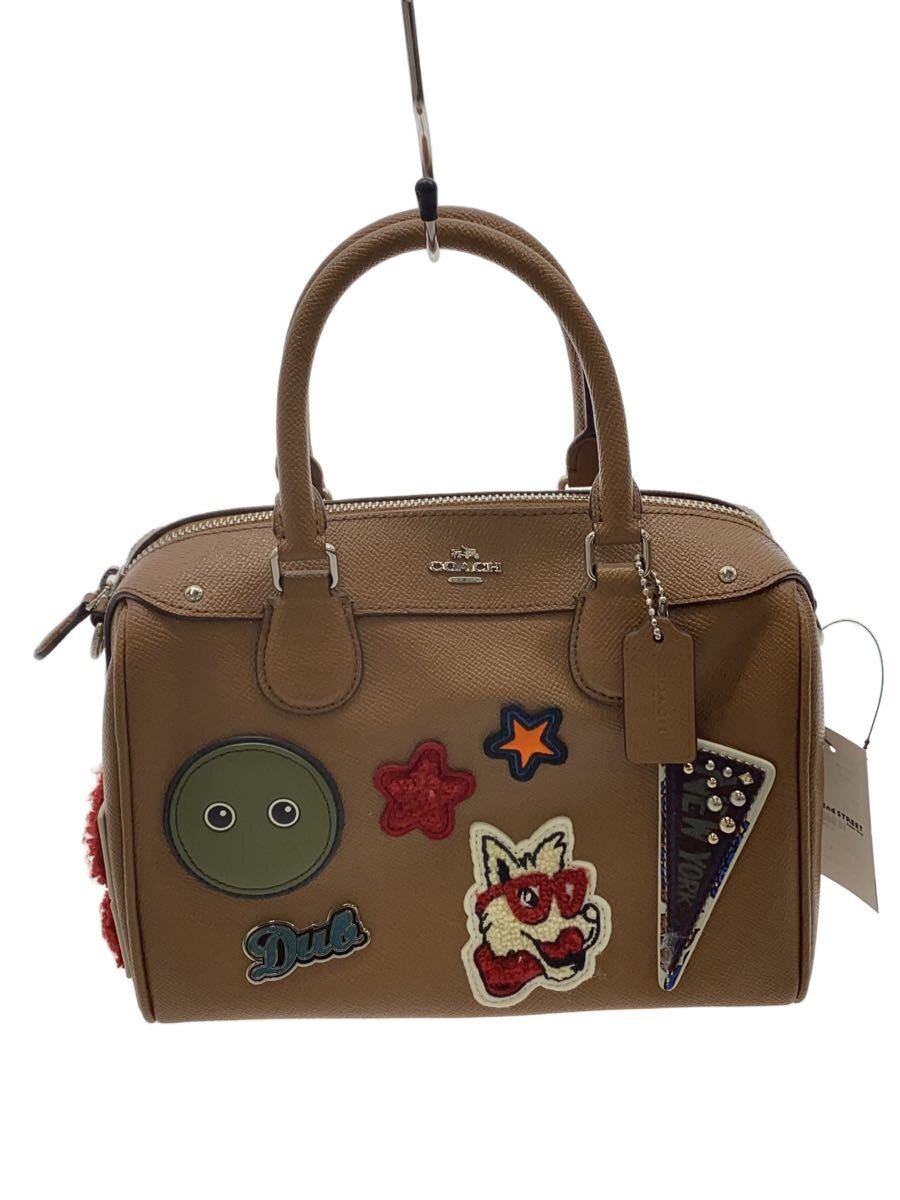 【中古】COACH◆ハンドバック/なめし革/CML/F11897【御徒面子】