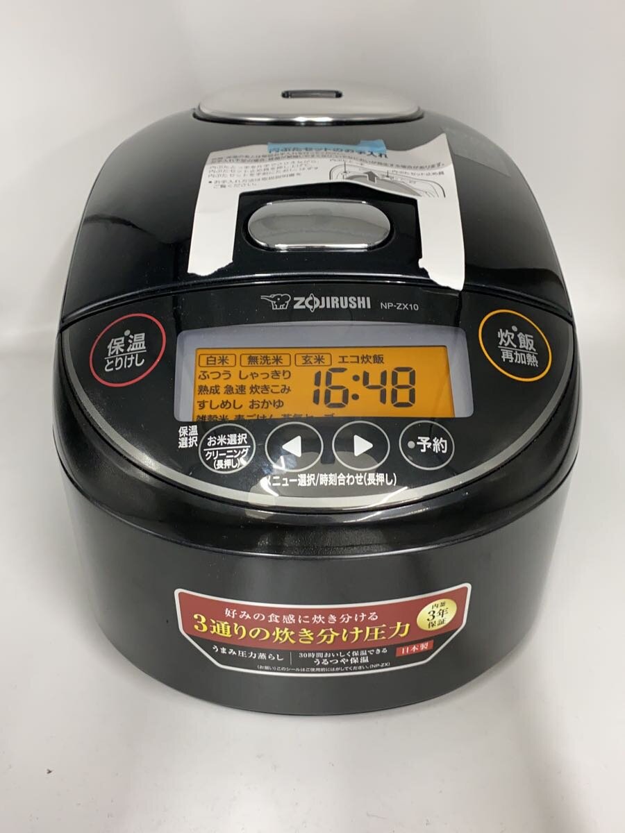 【中古】ZOJIRUSHI◆炊飯器 極め炊き NP-ZX10-BA【家電・ビジュアル・オーディオ】