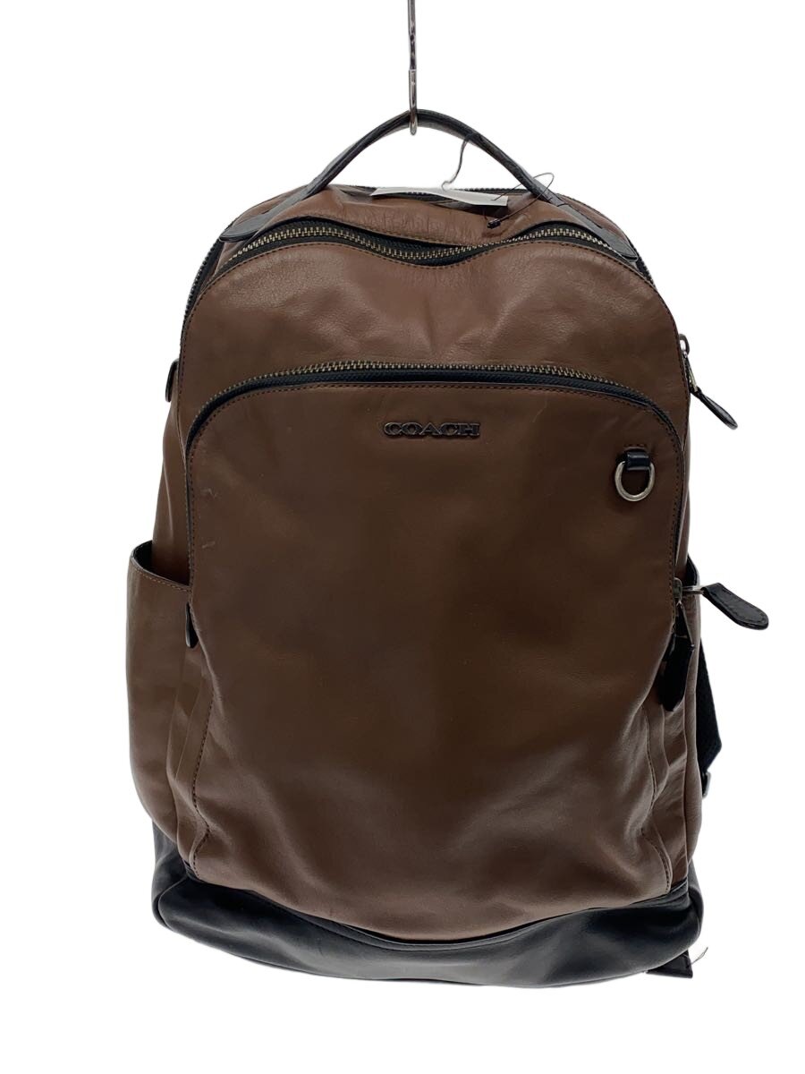 【中古】COACH◆背嚢/--/赤銅色/h2044-89939【御徒面子】