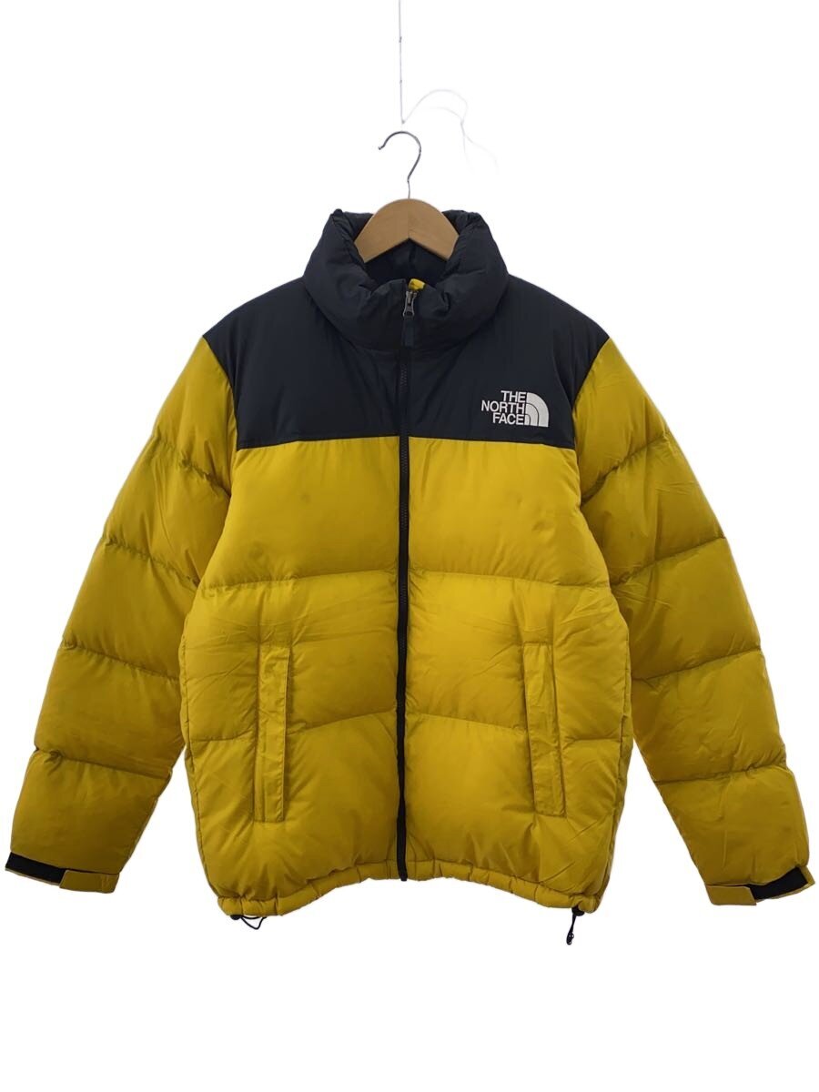【中古】THE NORTH FACE◆NUPTSE JACKET_ヌプシジャケット/XL/ナイロン/YLW/ヨゴレ有【メンズウェア】｜2ｎｄ STREET 店