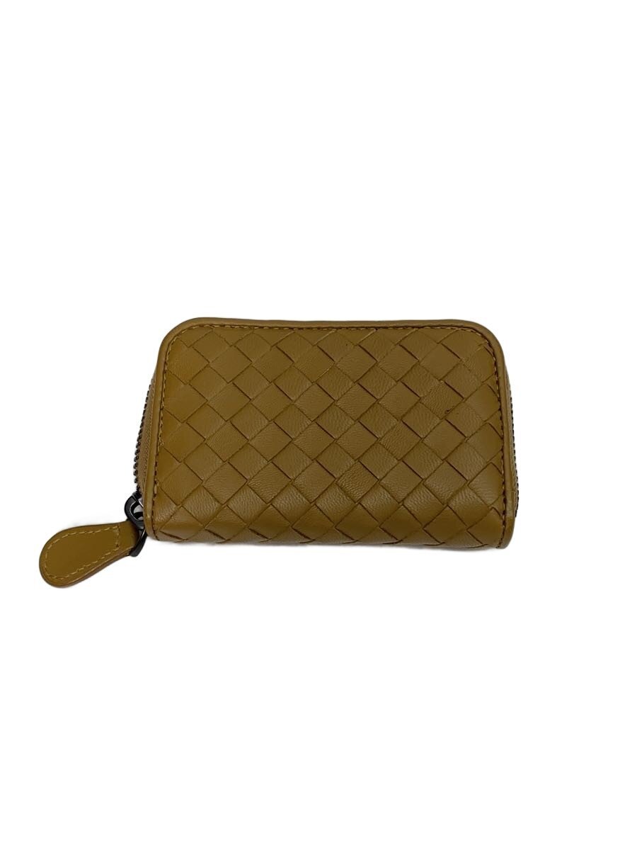 【中古】BOTTEGA VENETA◆コインケース/なめし革/BRW/レディース/114075【服飾雑貨他】