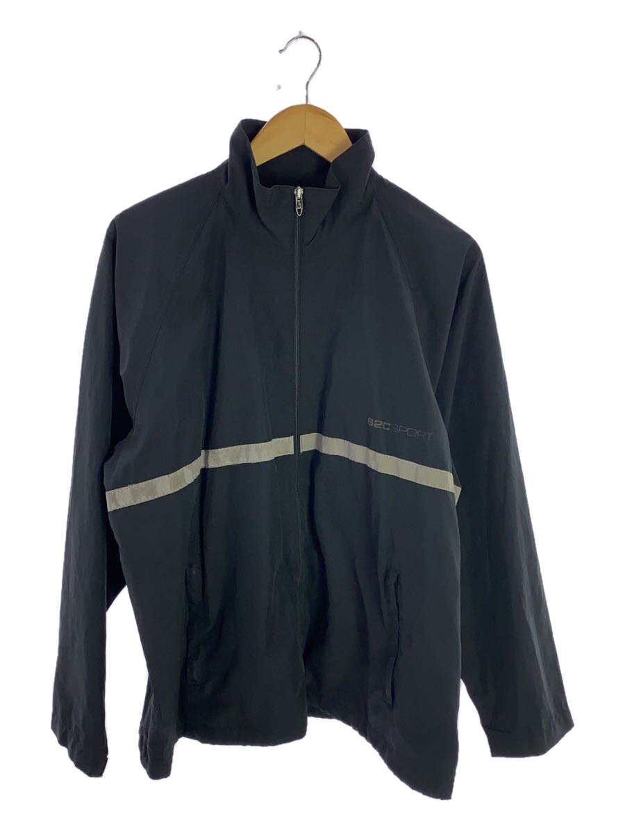 【中古】STUSSY◆ナイロン上衣/XL/ナイロン/BLK/80～90s/USA製/ロケット花火TALON【メンズウェア】