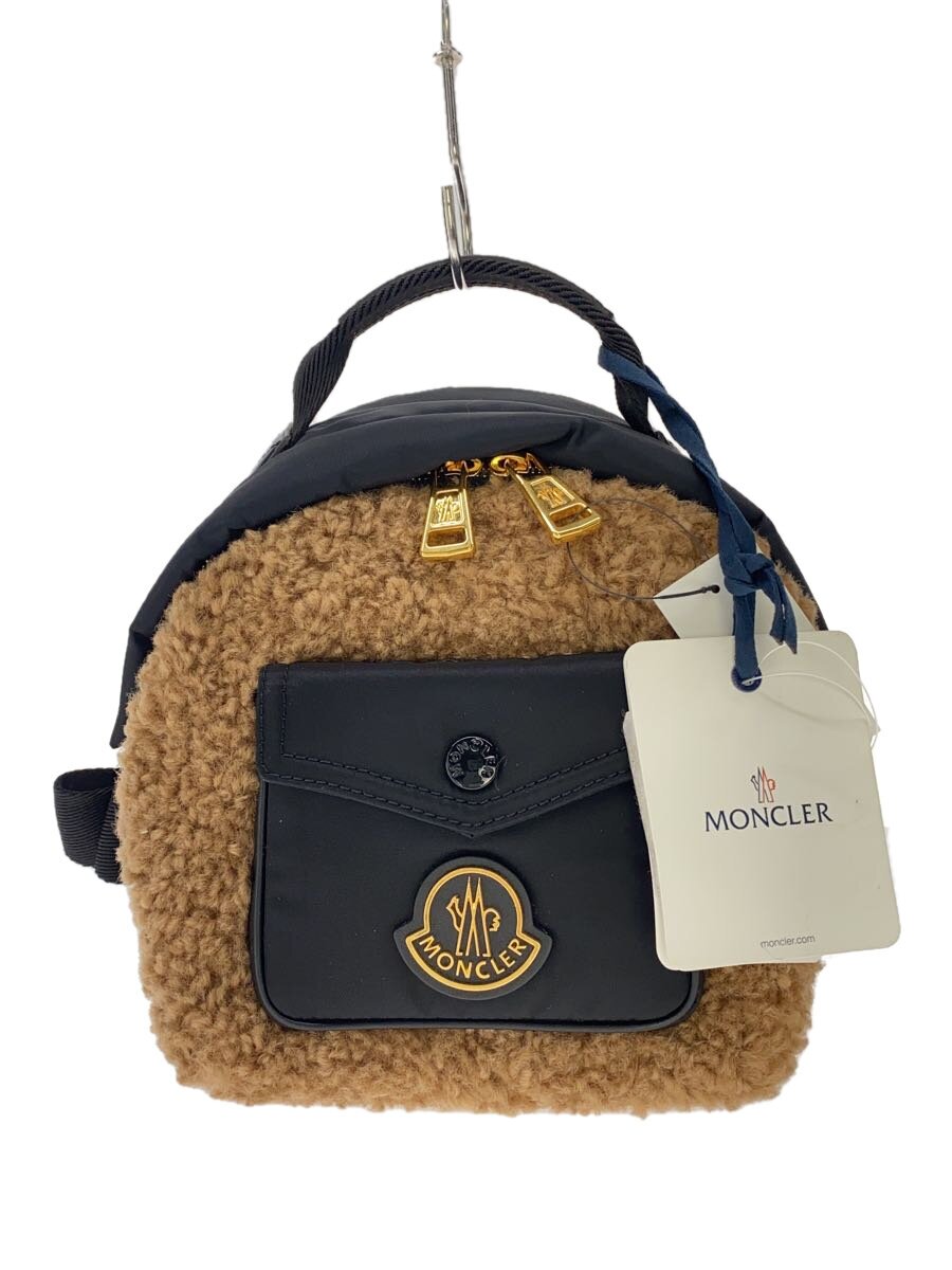 【中古】MONCLER◆背嚢/ナイロン/BLK【御徒面子】