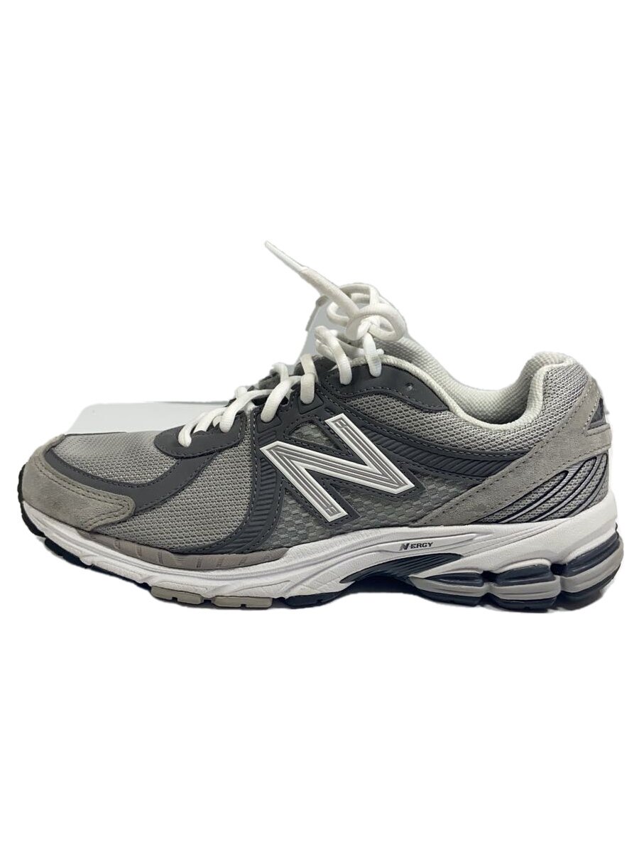 【中古】NEW BALANCE◆ローカットスニーカー/26珊/GRY/PVC/ML860JM2【シューズ】