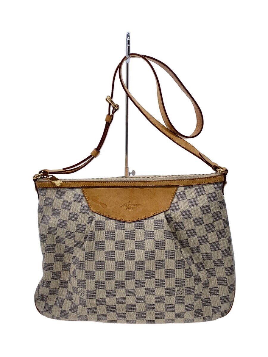 【中古】LOUIS VUITTON◆シラクーサPM_ダミエ・アズール/PVC/WHT【バッグ】|2nd STREET 店