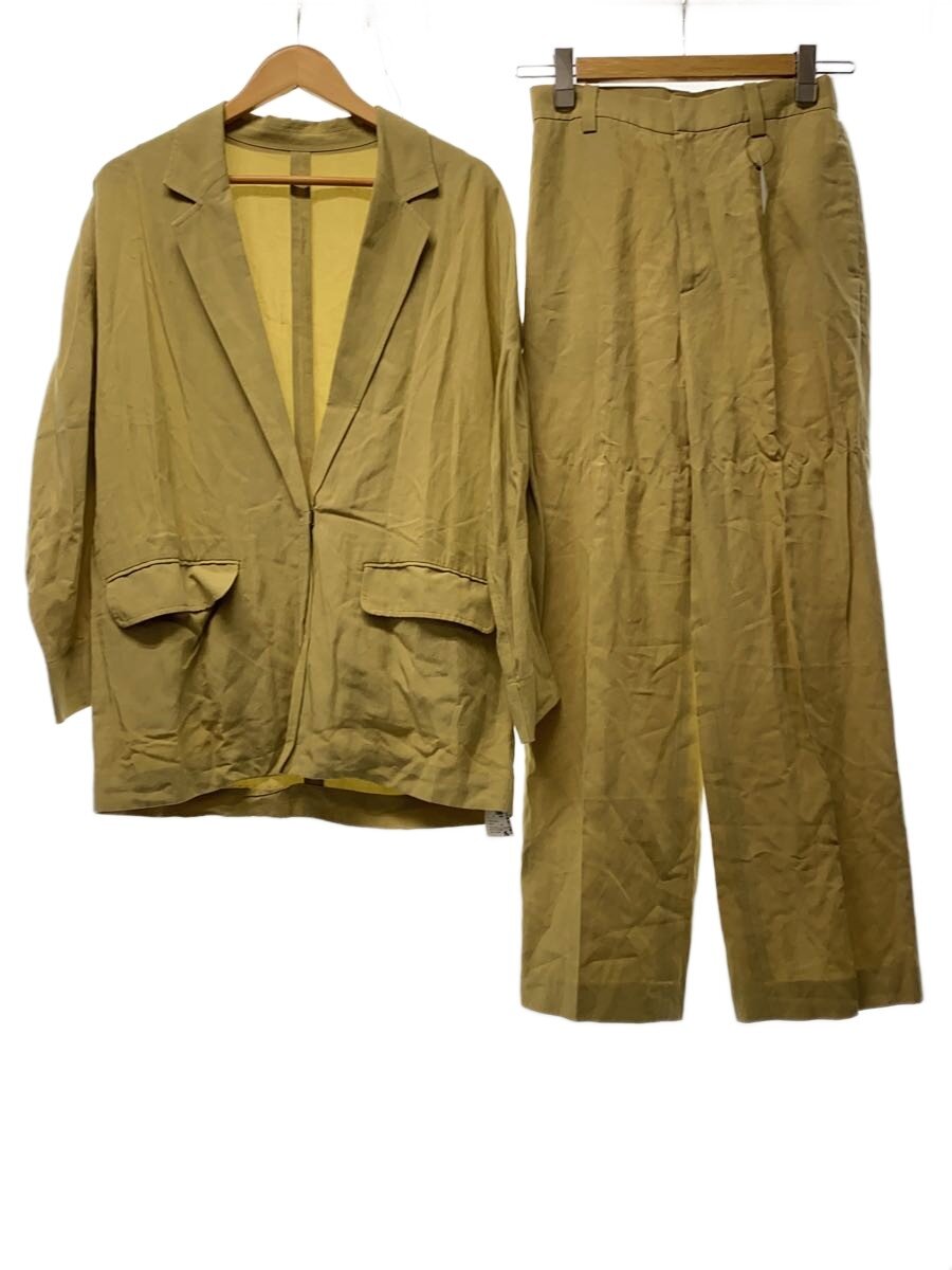 【中古】BEAUTY\u0026YOUTH UNITED ARROWS◆セットアップ/M/人絹/YLW/無地/1622-144-0486【レディース御召しもの】