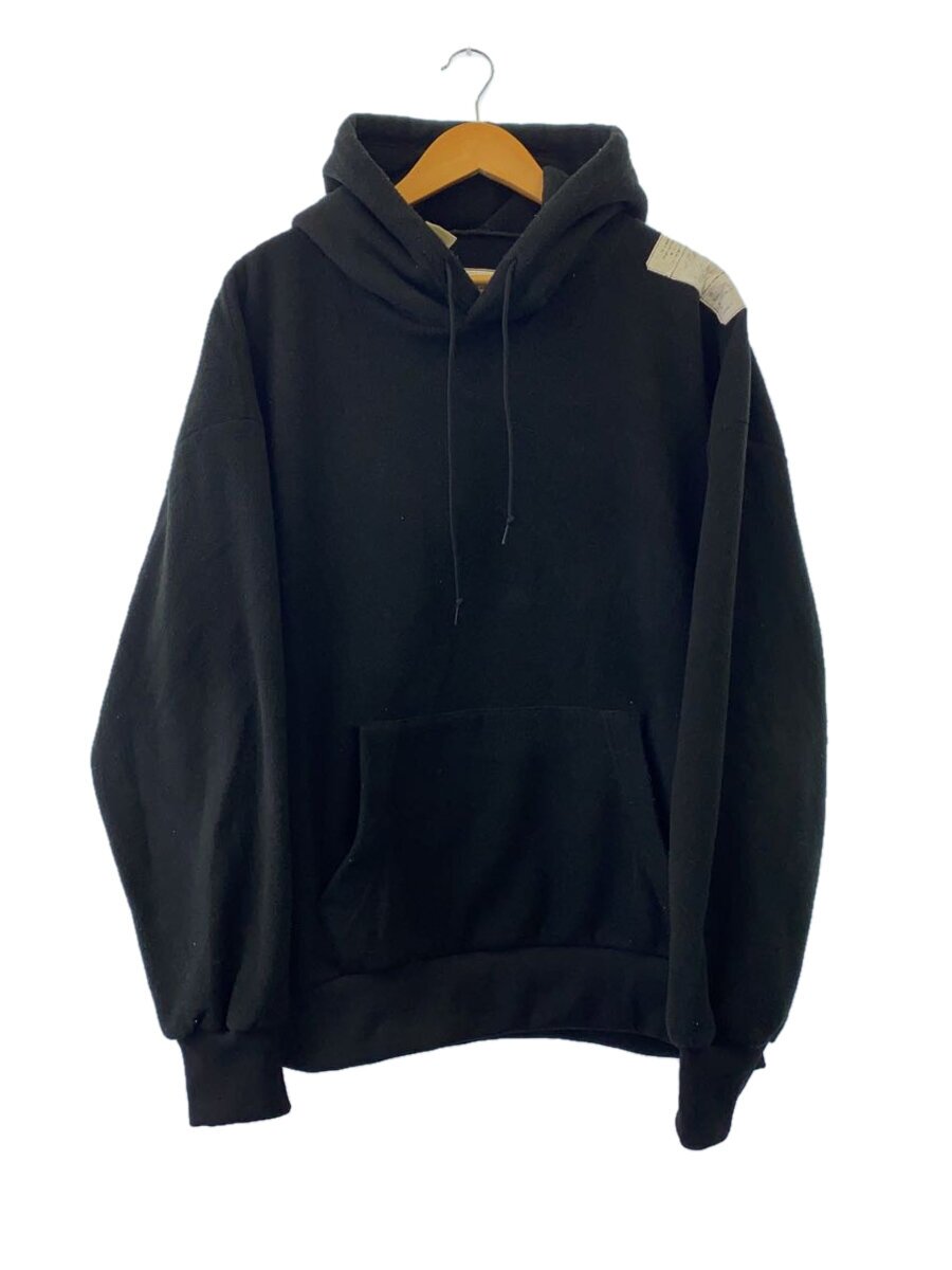 【中古】N.HOOLYWOOD◆フリースパーカー/38/ポリエステル/黒いこと/9222-CS01-002/当て嵌める感あり【メンズウェア】