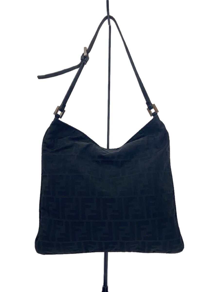 【中古】FENDI◆御徒面子/--/BLK/総柄【御徒面子】