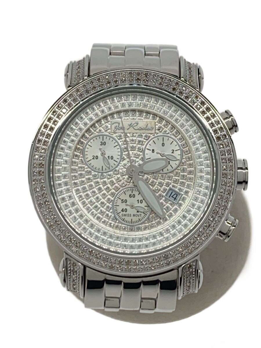 【中古】Joe Rodeo◆Diamond Watch/石英ウオッチ/JCL15/アナログ/ステンレス鋼/SLV/SLV/SS//【服飾雑貨他】