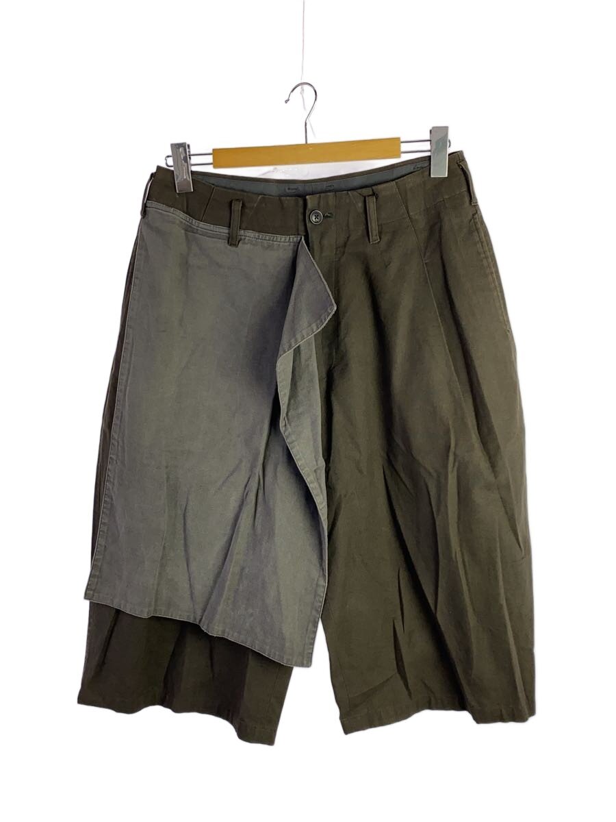 【中古】YOHJI YAMAMOTO◆18SS/右前リネン布付きコットンワイドパンツ/2/コットン/GRY/無地/HW-P0//【メンズウェア】｜2ｎｄ STREET 店