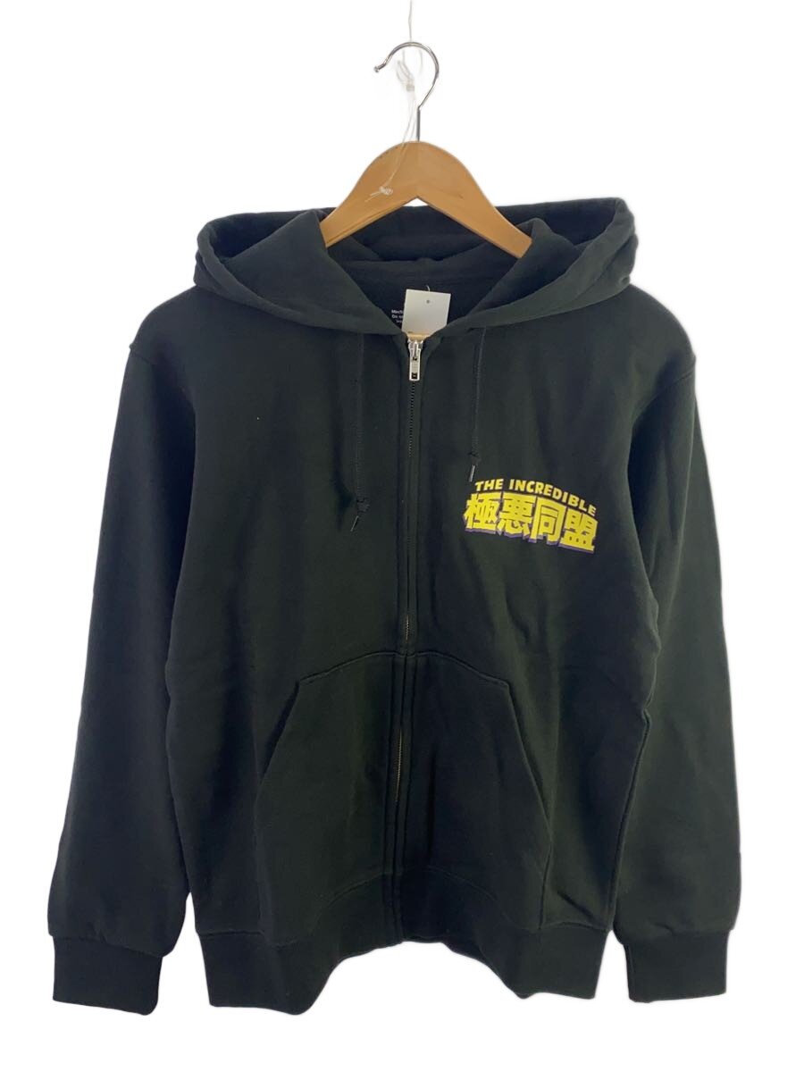 【中古】DEVILOCK◆悪逆無道合従連衡/HOODIE (Designed by GOCCODO)ジップパーカー/M/綿織物/BLK【メンズウェア】