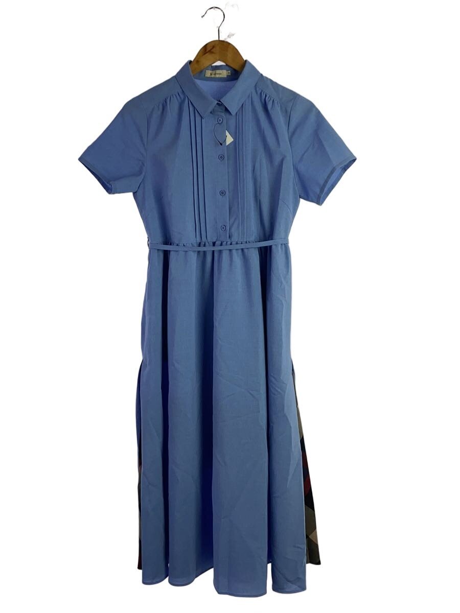 【中古】CB CRESTBRIDGE◆半袖ワンピース/M/ポリエステル/BLU/無地/59J20-541-23【レディースウェア】｜2ｎｄ STREET 店