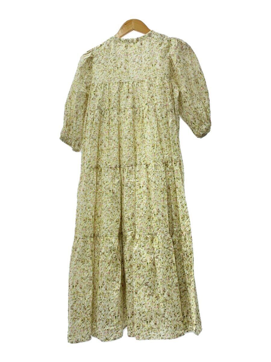 【中古】OBLI◆半袖衣装/0/綿織物/YLW/花柄/23SSND80-0//【レディースお召しもの】
