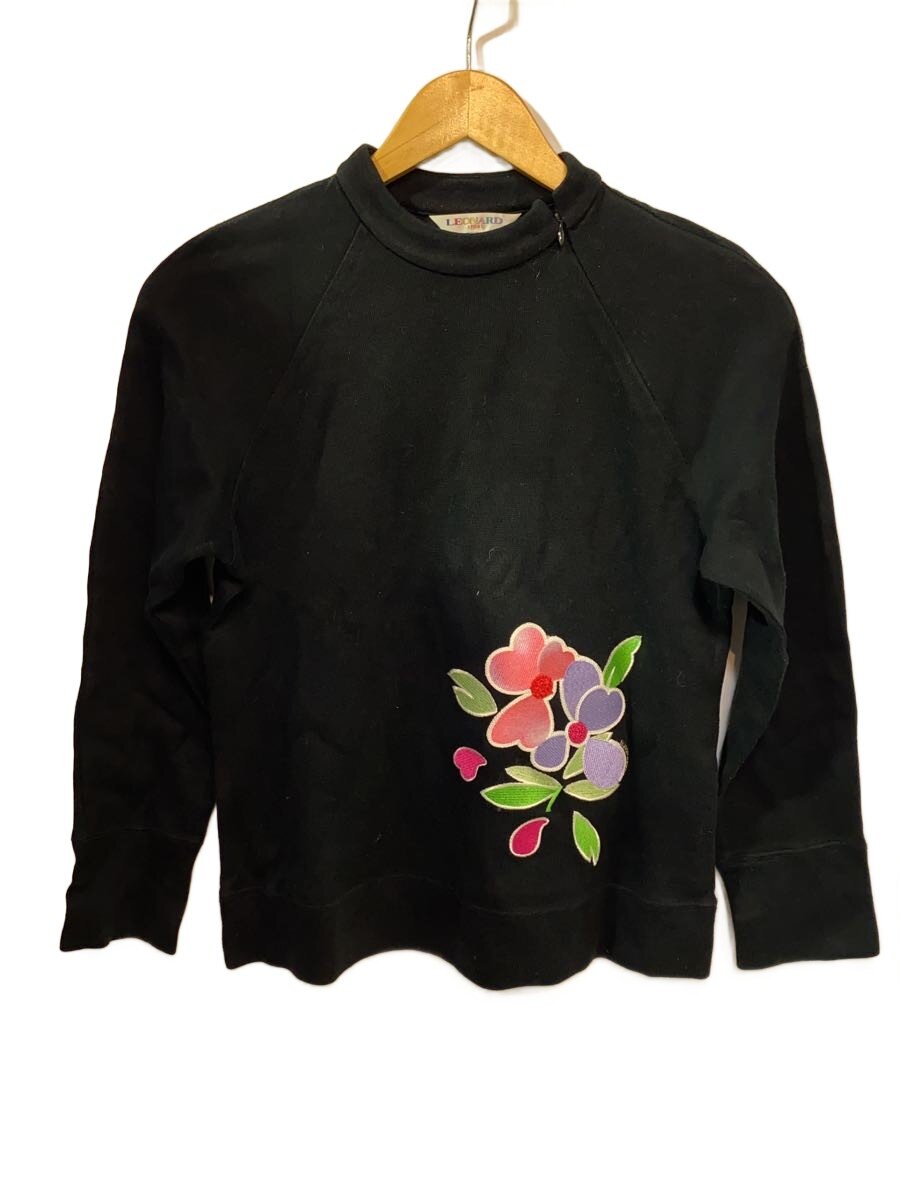 【中古】LEONARD◆汗水/38/綿織物/BLK/0528371//【レディースお召しもの】