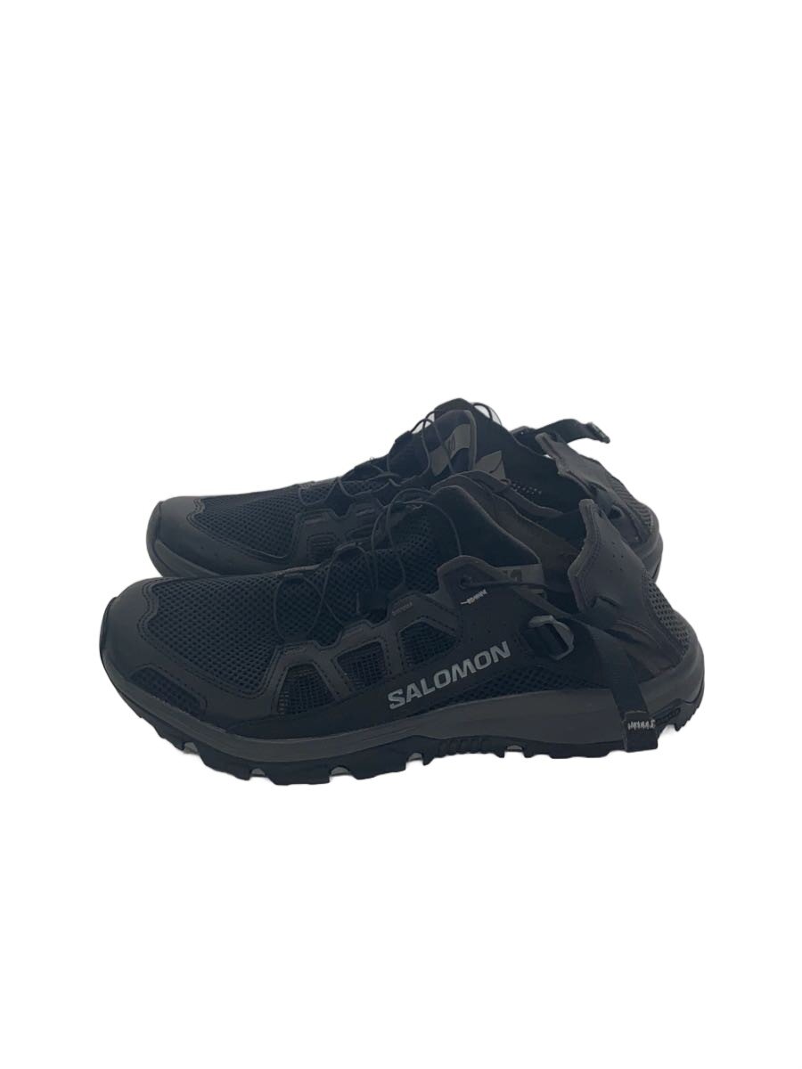 【中古】salomon◆ローカットスニーカー/28糎/BLK/471151【シューズ】