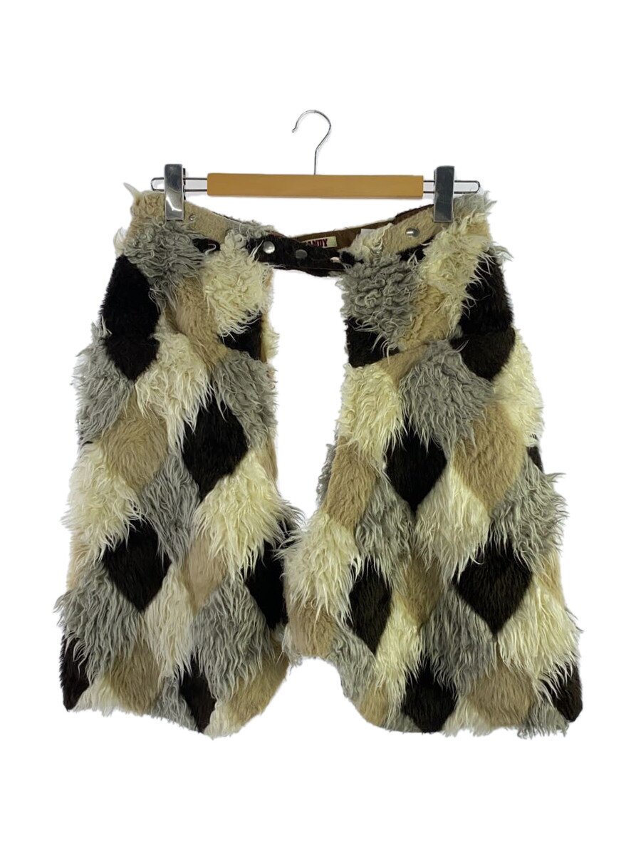 【中古】RANDY◆Failling Forward Argyle Fur Chaps/ボトム/one/--/AW23-RACC01【メンズウェア】｜2ｎｄ STREET 店